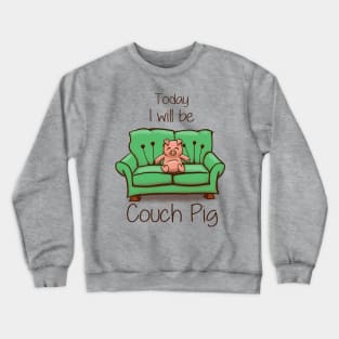 Couch Pig - (Full Colour) Crewneck Sweatshirt